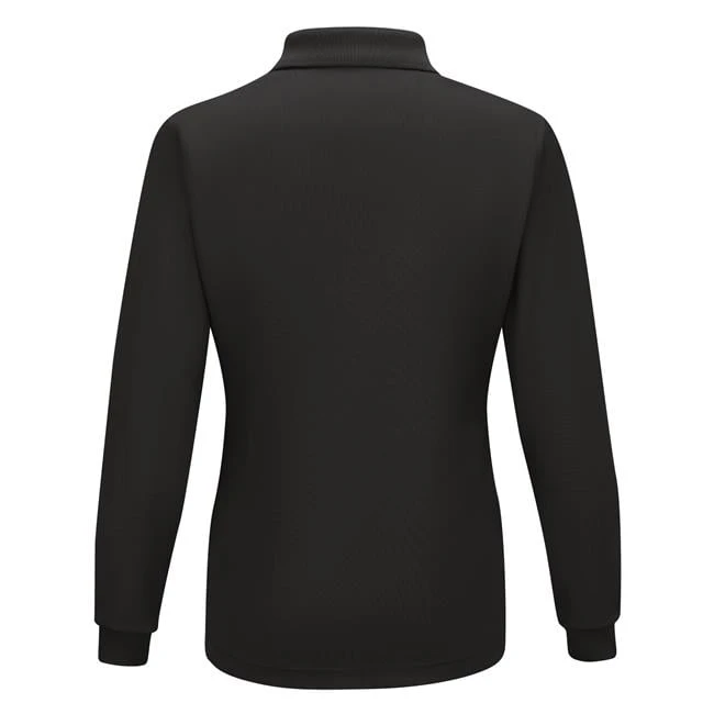 Women's Red Kap Performance Knit Long Sleeve Core Polo 2 Women's Red Kap Performance Knit Long Sleeve Core Polo - Image 2