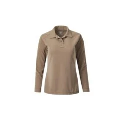 Women's Vertx Coldblack Long Sleeve Polo -Carhartts Clothing Store 1 650 vertx coldblack long sleeve polo silver tan