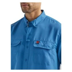 Men's Wrangler Lightweight Workshirt -Carhartts Clothing Store 1 650 wrangler lightweight workshirt blue