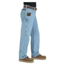 Men's Wrangler Riggs Relaxed Fit Ripstop Carpenter Jeans 22 Men's Wrangler Riggs Relaxed Fit Ripstop Carpenter Jeans -Carhartts Clothing Store 1 650 wrangler riggs relaxed fit denim carpenter jeans vintage indigo