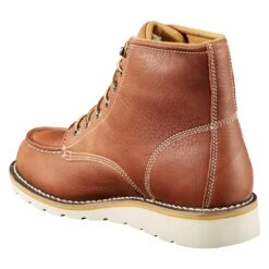 Men's Carhartt 6" Moc Toe Wedge Steel Toe Waterproof Boots -Carhartts Clothing Store 2 1001 carhartt 6 moc toe wedge steel toe waterproof tan