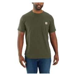 Men's Carhartt Force Pocket T-Shirt 29 Men's Carhartt Force Pocket T-Shirt -Carhartts Clothing Store 2 1001 carhartt force pocket t shirt basil heather