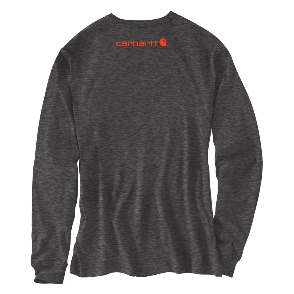 Men's Carhartt Long Sleeve Logo T-Shirt 3 Men's Carhartt Long Sleeve Logo T-Shirt - Image 3