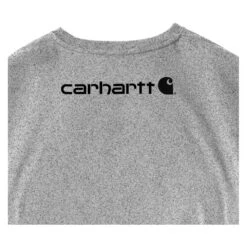 Men's Carhartt Long Sleeve Logo T-Shirt 23 Men's Carhartt Long Sleeve Logo T-Shirt -Carhartts Clothing Store 2 1001 carhartt long sleeve logo t shirt heather gray