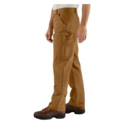 Men's Carhartt Loose Fit Firm Duck Double-Front Utility Work Pants -Carhartts Clothing Store 2 1001 carhartt loose fit firm duck double front utility work pants carhartt brown