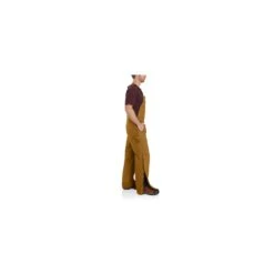Men's Carhartt Loose Fit Washed Duck Insulated Bib Overalls -Carhartts Clothing Store 2 1001 carhartt loose fit washed duck insulated bib overalls brown