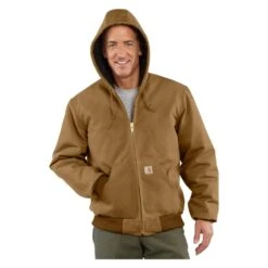 Men's Carhartt Quilted Flannel Lined Duck Active Jacket 13 Men's Carhartt Quilted Flannel Lined Duck Active Jacket -Carhartts Clothing Store 2 1001 carhartt quilted flannel lined duck active jacket carhartt brown