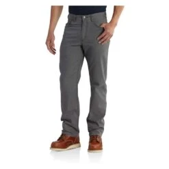 Men's Carhartt Rugged Flex Rigby 5-Pocket Work Pants -Carhartts Clothing Store 2 1001 carhartt rugged flex rigby 5 pocket work pants gravel
