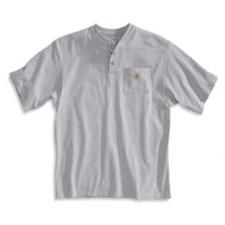 Men's Carhartt Workwear Pocket Henley -Carhartts Clothing Store 2 1001 carhartt workwear pocket henley heather gray