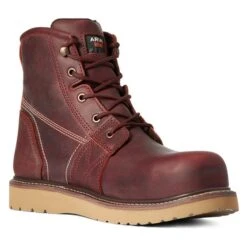 Men's Ariat 6" Rebar Wedge Composite Toe Waterproof Boots -Carhartts Clothing Store 2 650 ariat 6 rebar wedge composite toe waterproof boots rusted copper