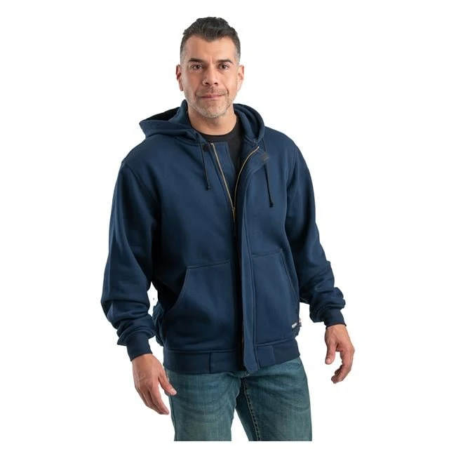 Men's Berne Workwear FR Hooded Sweatshirt 3 Men's Berne Workwear FR Hooded Sweatshirt - Image 3