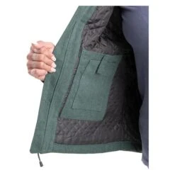 Women's Berne Workwear Heathered Duck Hoodie -Carhartts Clothing Store 2 650 berne workwear heathered duck hoodie jade