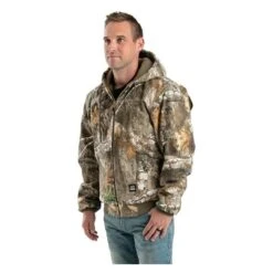 Men's Berne Workwear Original Hooded Jacket -Carhartts Clothing Store 2 650 berne workwear original hooded jacket realtree edge