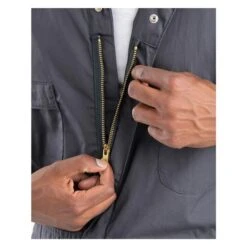 Men's Berne Workwear Poplin Short Sleeve Coveralls 9 Men's Berne Workwear Poplin Short Sleeve Coveralls -Carhartts Clothing Store 2 650 berne workwear poplin short sleeve coveralls charcoal