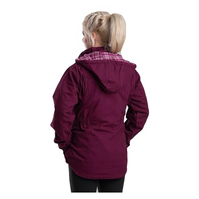 Women's Berne Workwear Washed Barn Coat - Quilted Flannel Lined 6 Women's Berne Workwear Washed Barn Coat - Quilted Flannel Lined - Image 6