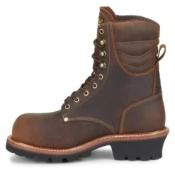 Men's Carolina Hemlock Logger Composite Toe Waterproof Boots -Carhartts Clothing Store 2 650 carolina hemlock logger composite toe waterproof boots brown