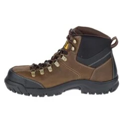 Men's CAT Threshold Steel Toe Waterproof Boots -Carhartts Clothing Store 2 650 cat threshold steel toe waterproof real brown