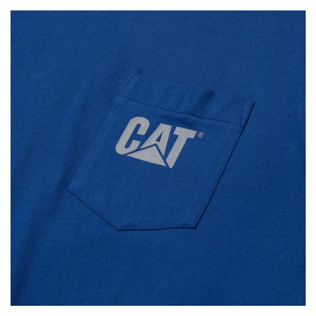 Men's CAT Trademark Sleeveless Pocket T-Shirt 9 Men's CAT Trademark Sleeveless Pocket T-Shirt - Image 9