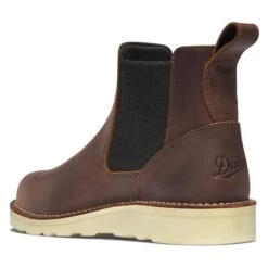 Men's Danner 6" Bull Run Chelsea Wedge Steel Toe Boots -Carhartts Clothing Store 2 650 danner 6 bull run chelsea wedge steel toe boots brown
