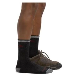 Men's Darn Tough Hiker Micro Crew Midweight Hiking Socks -Carhartts Clothing Store 2 650 darn tough hiker micro crew midweight hiking socks black