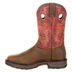 Men's Georgia 11" Carbo-Tec Square Toe Pull-On Waterproof Boots 9 Men's Georgia 11" Carbo-Tec Square Toe Pull-On Waterproof Boots -Carhartts Clothing Store 2 650 georgia 11 carbo tec square toe pull on waterproof brown red