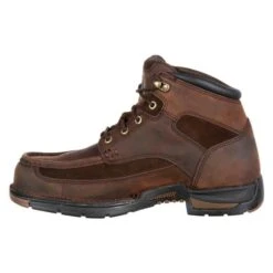 Men's Georgia 6" Athens Work Moc Toe Steel Toe Waterproof Boots -Carhartts Clothing Store 2 650 georgia 6 athens work moc toe steel toe waterproof brown