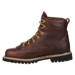 Men's Georgia Lace-To-Toe Waterproof Boots -Carhartts Clothing Store 2 650 georgia lace to toe waterproof chocolate