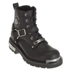 Women's Harley Davidson Becky Side-Zip Boots -Carhartts Clothing Store 2 650 harley davidson becky side zip black