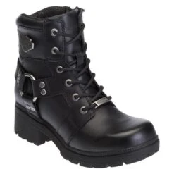 Women's Harley Davidson Footwear Jocelyn Side-Zip Boots -Carhartts Clothing Store 2 650 harley davidson footwear jocelyn side zip black