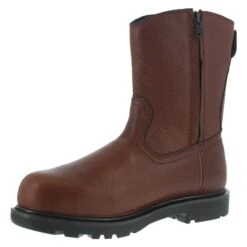Men's Iron Age 10" Hauler Met Composite Toe Boots -Carhartts Clothing Store 2 650 iron age 10 hauler met composite toe brown