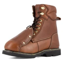 Men's Iron Age 8" Groundbreaker External Met Guard Steel Toe Boots -Carhartts Clothing Store 2 650 iron age 8 groundbreaker external met guard steel toe boots brown