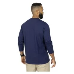 Men's Mission Made Long Sleeve Crew Neck T-Shirts (2 Pack) -Carhartts Clothing Store 2 650 mission made long sleeve crew neck t shirts 2 pack navy