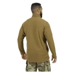 Men's Mission Made Quarter Zip Fleece Pullover -Carhartts Clothing Store 2 650 mission made quarter zip fleece pullover tan