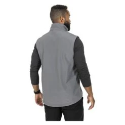 Men's Mission Made Soft Shell Vest -Carhartts Clothing Store 2 650 mission made soft shell vest wolf gray