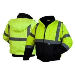 Men's Pyramex Hi-Vis Bomber Jacket -Carhartts Clothing Store 2 650 pyramex hi vis bomber jacket white