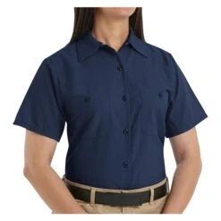 Women's Red Kap Industrial Work Shirt -Carhartts Clothing Store 2 650 red kap industrial work shirt navy