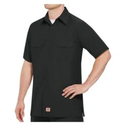 Men's Red Kap Solid Ripstop Shirt -Carhartts Clothing Store 2 650 red kap solid ripstop shirt black