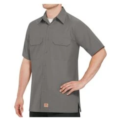 Men's Red Kap Solid Ripstop Shirt -Carhartts Clothing Store 2 650 red kap solid ripstop shirt gray