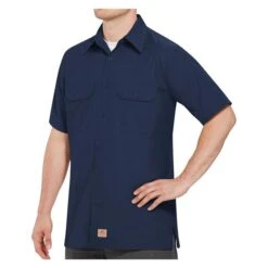 Men's Red Kap Solid Ripstop Shirt -Carhartts Clothing Store 2 650 red kap solid ripstop shirt navy