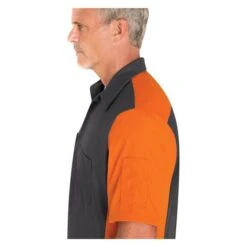 Men's Red Kap Two-Tone Crew Shirt 26 Men's Red Kap Two-Tone Crew Shirt -Carhartts Clothing Store 2 650 red kap two tone crew shirt charcoal orange