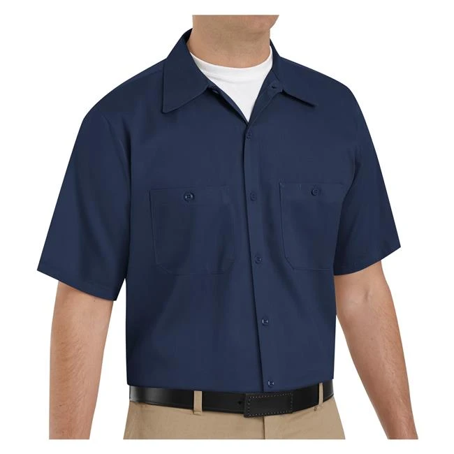 Men's Red Kap Wrinkle Resistant Cotton Work Shirt 3 Men's Red Kap Wrinkle Resistant Cotton Work Shirt - Image 3