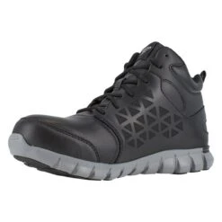 Men's Reebok Sublite Cushion Work Mid Alloy Toe Boots -Carhartts Clothing Store 2 650 reebok sublite cushion work mid alloy toe black