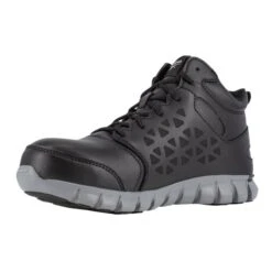 Men's Reebok Sublite Cushion Work Mid Composite Toe Waterproof -Carhartts Clothing Store 2 650 reebok sublite cushion work mid composite toe waterproof black