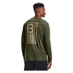 Men's Under Armour Freedom Flag Long Sleeve T-Shirt -Carhartts Clothing Store 2 650 under armour freedom flag long sleeve t shirt marine od green