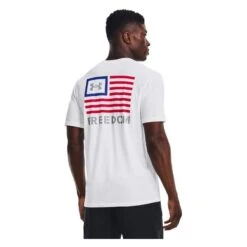 Men's Under Armour New Freedom Banner T-Shirt -Carhartts Clothing Store 2 650 under armour new freedom banner t shirt white
