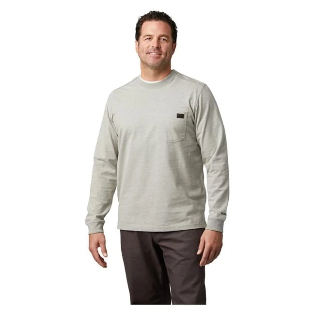 Men's Wolverine Guardian Cotton Long Sleeve Pocket T-Shirt 3 Men's Wolverine Guardian Cotton Long Sleeve Pocket T-Shirt - Image 3