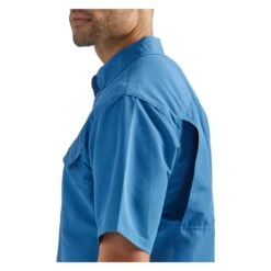 Men's Wrangler Lightweight Workshirt -Carhartts Clothing Store 2 650 wrangler lightweight workshirt blue