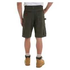 Men's Wrangler Riggs 10.5" Relaxed Fit Ripstop Ranger Shorts -Carhartts Clothing Store 2 650 wrangler riggs 10 5 relaxed fit ripstop ranger shorts loden