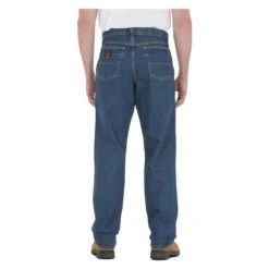 Men's Wrangler Riggs Relaxed Fit Denim Five Pocket Jeans -Carhartts Clothing Store 2 650 wrangler riggs relaxed fit denim five pocket jeans antique indigo