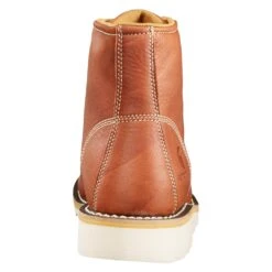 Men's Carhartt 6" Moc Toe Wedge Waterproof Boots -Carhartts Clothing Store 3 1001 carhartt 6 moc toe wedge waterproof soft tan